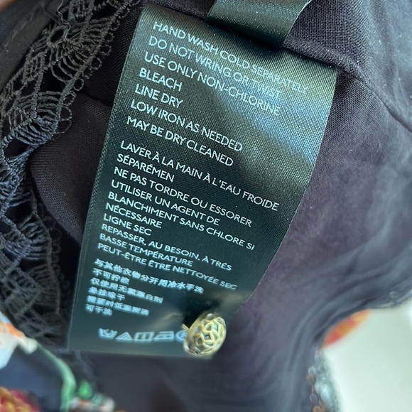 Anthropologie Floral Maxi Dress - Black and Red - Picture 11 of 12